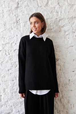 05-111041 Джемпер женский (42-46 140 Черный (кз SIYAH 9500))