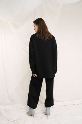 12-145013 Брюки женские 170 п/ш  (42-44 160 Черный (мшф 194004))