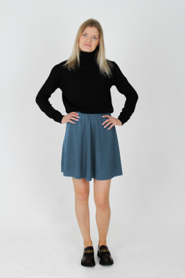 12-132001 Водолазка женская (42-44 100 Черный (кз SIYAH 9500))