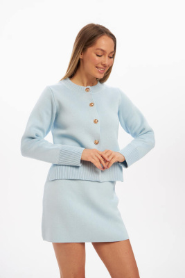 10-105013 Жакет женский  (42-44 170 Небесный (др 446))