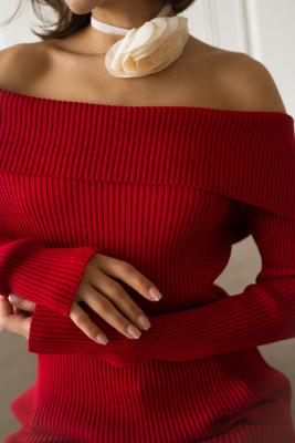 12.2-108005 Джемпер женский (42-46 190 Алый (кз KIRMIZI 5669))